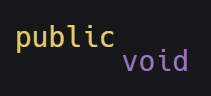 public void